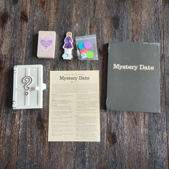 Mystery Date Board Game Vintage Bookshelf Edition Sealed Components Complete - Picture 15 of 16
